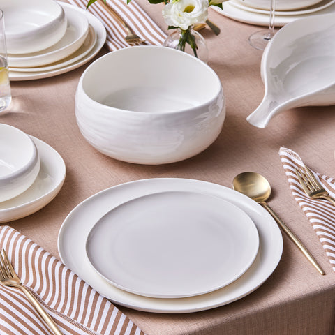 Karaca Earth Collection Clay 55-Piece Dinner Set for 12 People Winner of the Red Dot Design Award