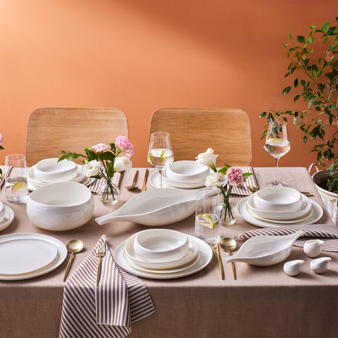 Karaca Earth Collection Clay 55-Piece Dinner Set for 12 People