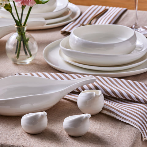 Karaca Earth Collection Clay 55-Piece Dinner Set for 12 People Winner of the Red Dot Design Award