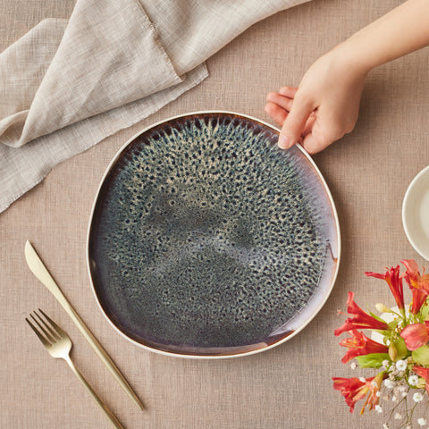 Karaca New White Galactic 27 cm Dinner Plate