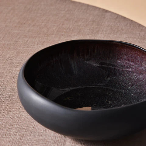 Karaca New Black Galactic 21 cm Pasta Bowl