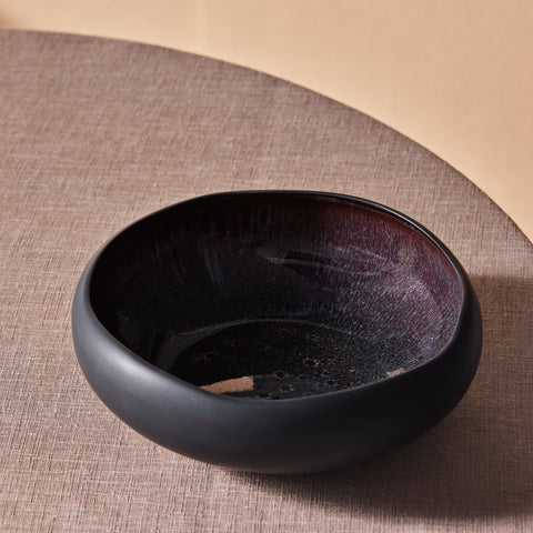 Karaca New Black Galactic 21 cm Pasta Bowl