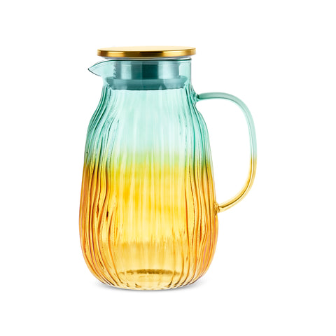 Karaca Jolie Yellow & Green 7-Piece Water Set