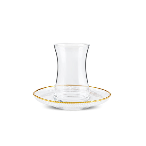 Karaca Juliet Gouden Rand 6-persoons theeset