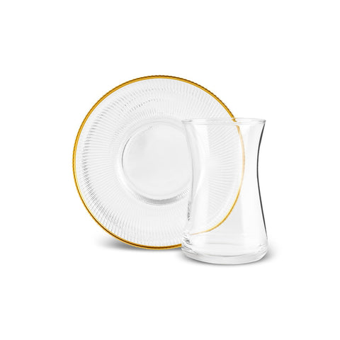 Karaca Juliet Gouden Rand 6-persoons theeset