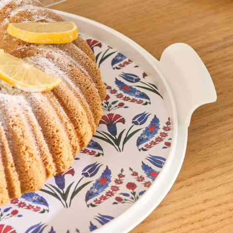 Karaca Ebru Taartstolp met Deksel, 35 cm