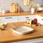 Karaca Swiss Crystal Almond Cream, Grillpan, 28cm