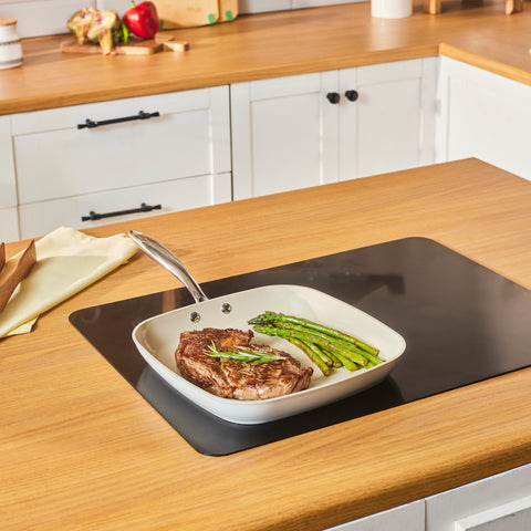 Karaca Swiss Crystal Almond Cream, Grillpan, 28cm