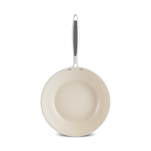 Karaca Swiss Crystal Almond Cream, Wokpan, 28cm