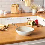 Karaca Swiss Crystal Almond Cream, Wokpan, 28cm