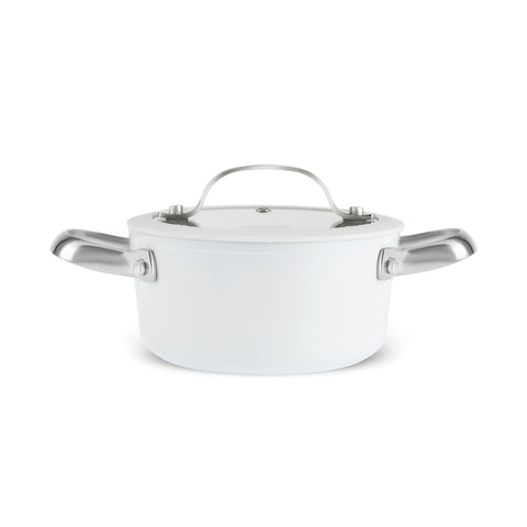 Karaca Swiss Crystal Almond Cream, Keramische Potten, 14cm