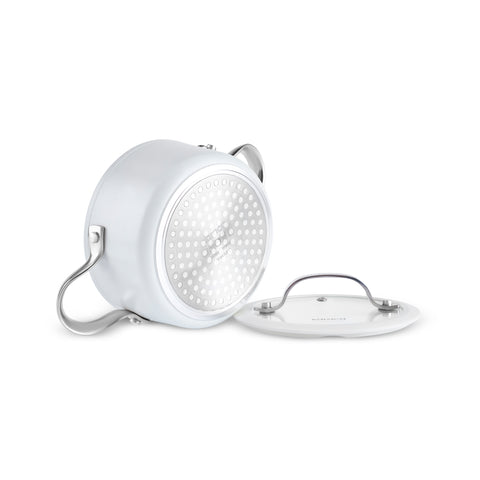 Karaca Swiss Crystal Almond Cream, Keramische Potten, 14cm