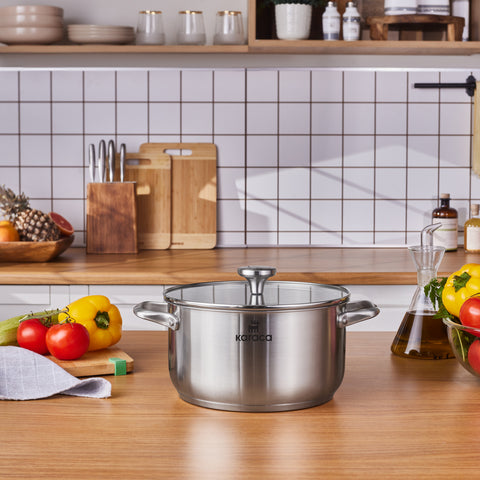 Karaca Elite, Stalen Pot, 24cm, 5.5L