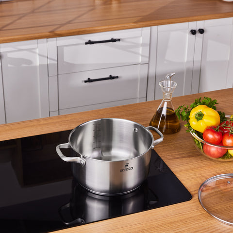 Karaca Elite, Stalen Pot, 24cm, 5.5L