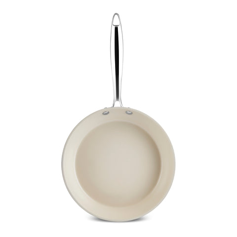 Karaca Swiss Crystal Almond Cream, Keramische Pannen, 22cm