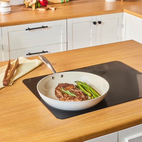 Karaca Swiss Crystal Almond Cream, Keramische Pannen, 32cm