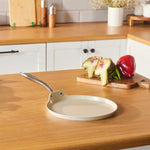 Karaca Swiss Crystal Almond Cream, Pancake Pan, 25cm