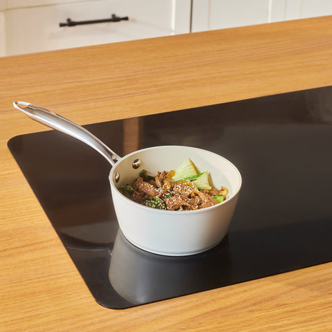 Karaca Swiss Crystal Almond Cream Sauce Pan 16 Cm