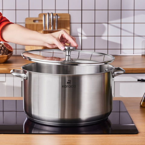 Karaca Elite, Stalen Pot, 34cm, 15.7L