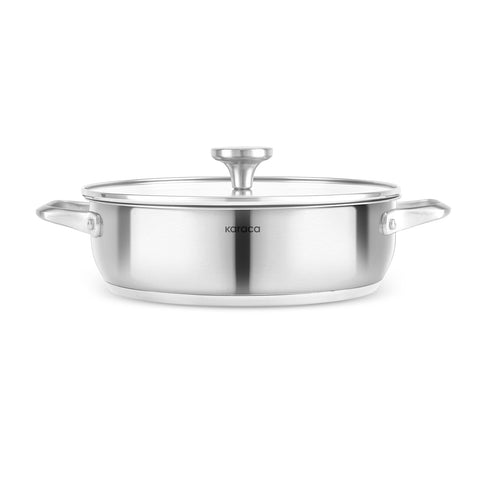 Karaca Elite, Steel Shallow Casserole, 26cm, 3.4L