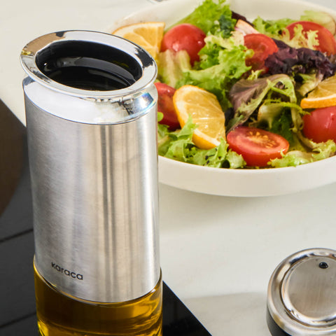 Karaca Stellum, 3-Piece Oil and Vinegar Bottle Set, Inox
 