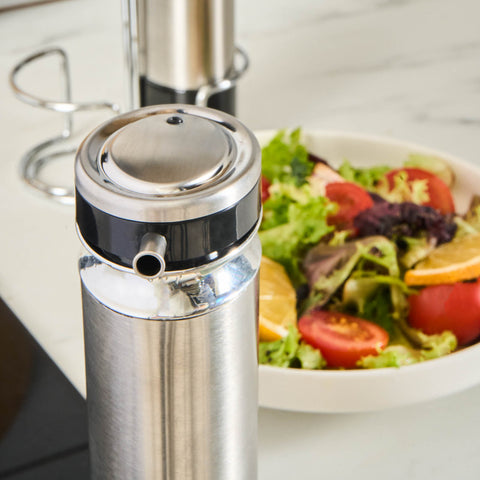 Karaca Stellum, 3-Piece Oil and Vinegar Bottle Set, Inox
 