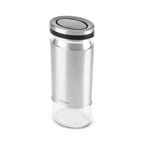 Karaca Stellum, storage jar, 1210 ml, stainless steel
 