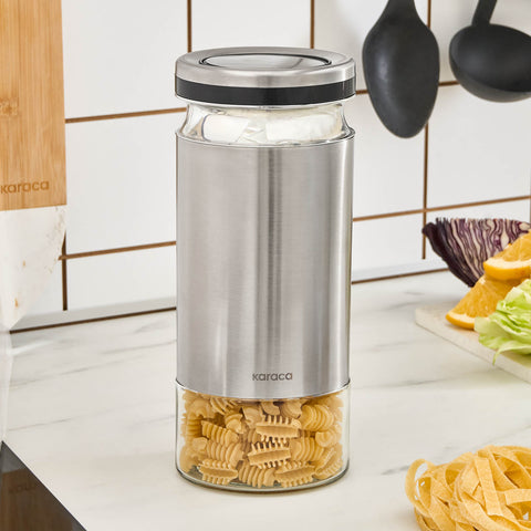 Karaca Stellum, voorraadpot, 1210 ml, roestvrij staal