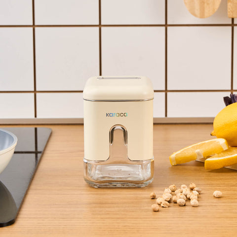 Karaca Luminous, Voorraadpot, 480 ml, Crème