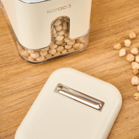 Karaca Luminous, Voorraadpot, 480 ml, Crème