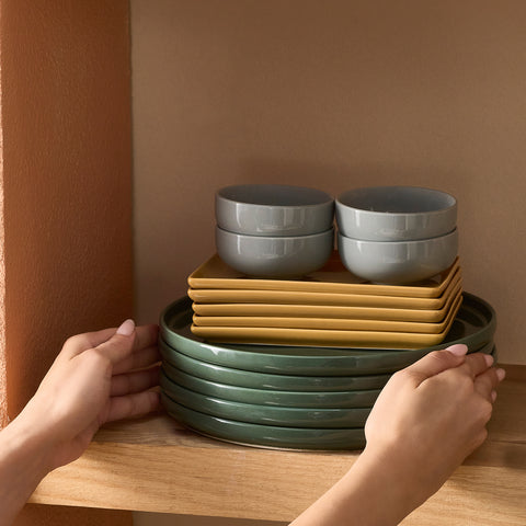 Karaca Forever Bone Monaco 28-Piece Breakfast Set For 6 People