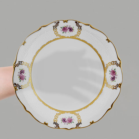 Karaca Royal Bone China Elizabeth 55-delige Dinnerset voor 12 Personen, Goud