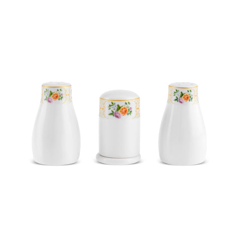 Karaca Forever Bone Britrose 53-delige Dinnerset voor 12 Personen