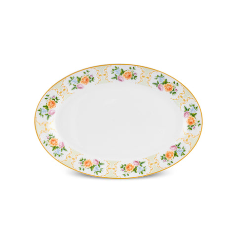 Karaca Forever Bone Britrose 53-delige Dinnerset voor 12 Personen