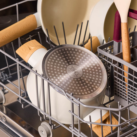 Karaca Swiss Crystal Almond Cream 12 pcs Cookware Set