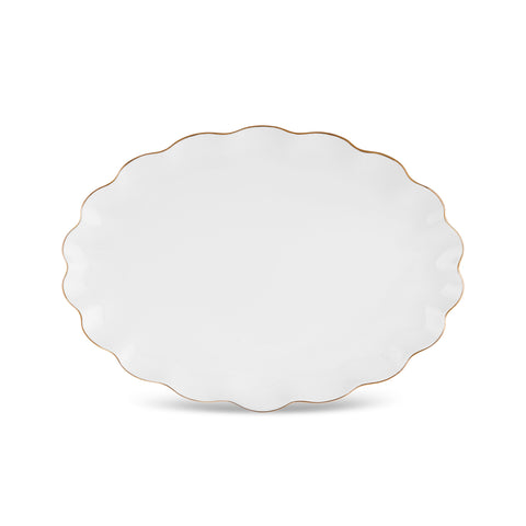 Karaca Fine Pearl Extra Shell 55-Piece 12-Person Dinner Set Gold