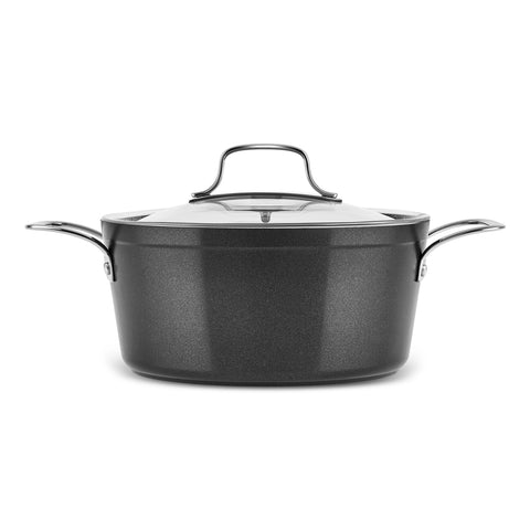 Karaca Biogranit Power-Inox Monet – 8-delige pannenset Zwart