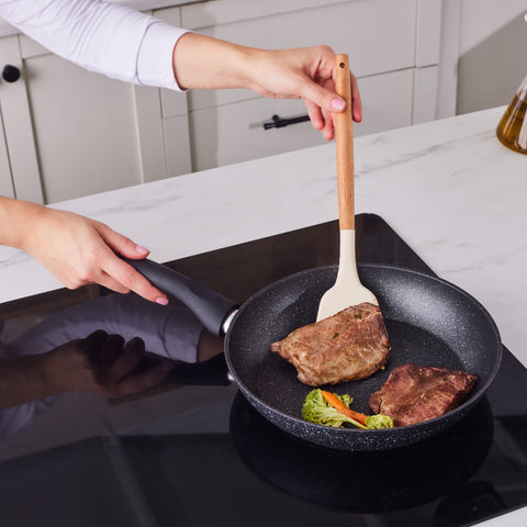 Karaca Nebula, Granite 7 Piece Non-Stick Cookware Set, Induction, Black