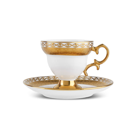 Karaca Hürrem Coffee Cup Set for 6 People, 90 ml