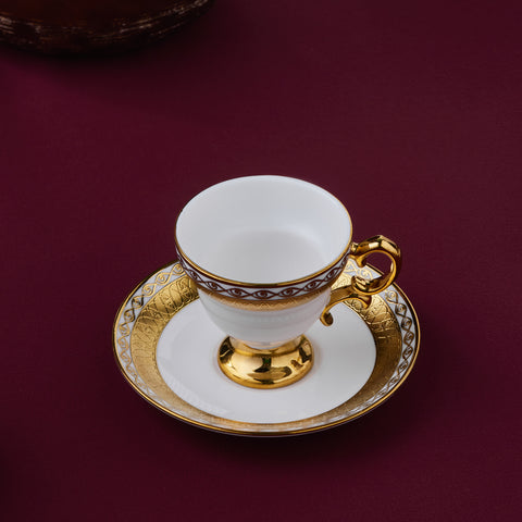 Karaca Hürrem Coffee Cup Set for 6 People, 90 ml