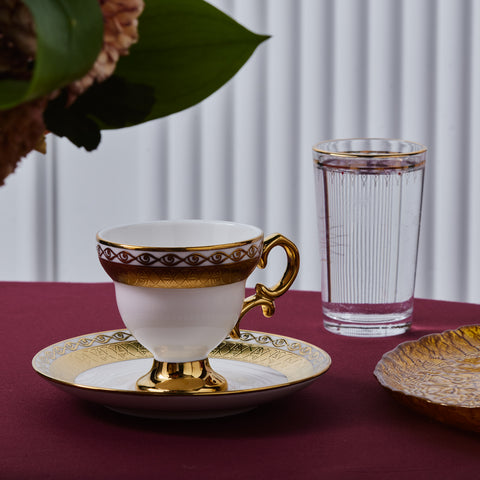 Karaca Hürrem Coffee Cup Set for 6 People, 90 ml