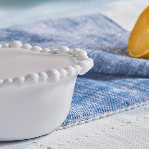 Karaca Perla Melamine Snack Bowl, 13 cm, White