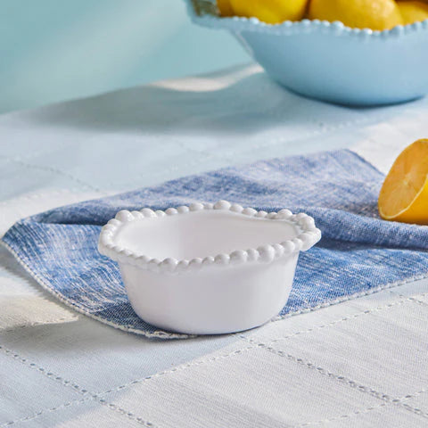 Karaca Perla Melamine Snack Bowl, 13 cm, White