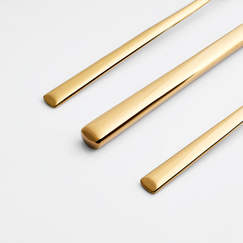 Karaca Tivoli Shiny Gold 30-Piece Cutlery Set for 6 People