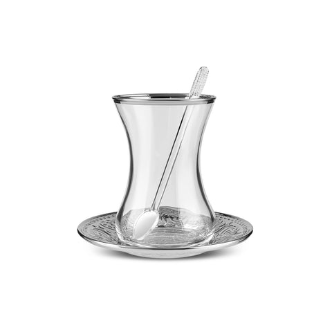 Karaca Nehir 19-piece tea set