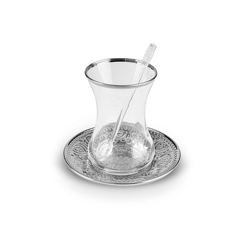 Karaca Nehir 19-piece tea set