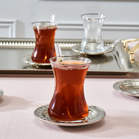Karaca Nehir 19-piece tea set