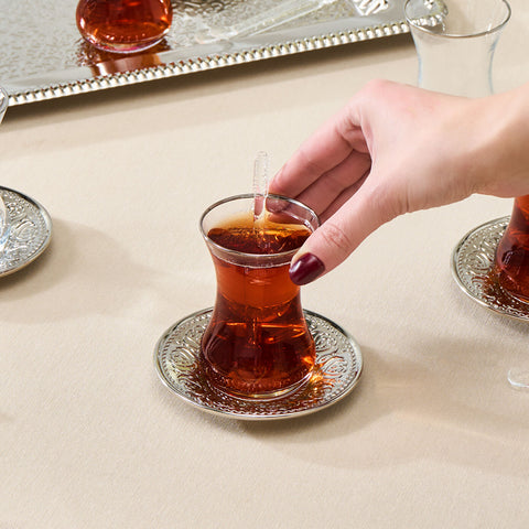 Karaca Deniz 19-Piece Tea Set for 6 People