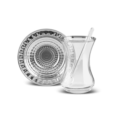 Karaca Deniz 19-Piece Tea Set for 6 People