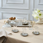 Karaca Deniz 19-Piece Tea Set for 6 People